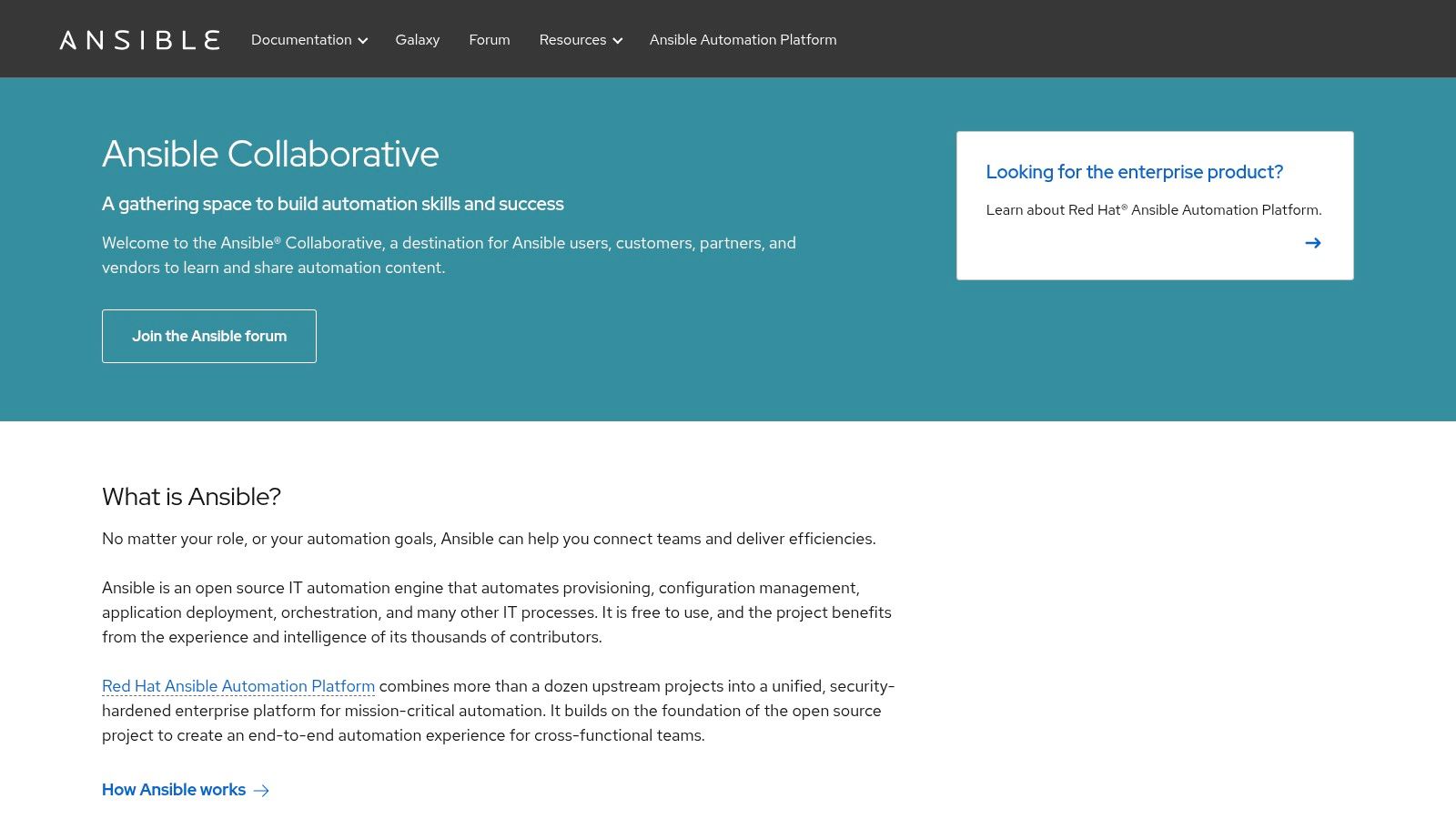 Red Hat Ansible Automation Platform (Ansible)