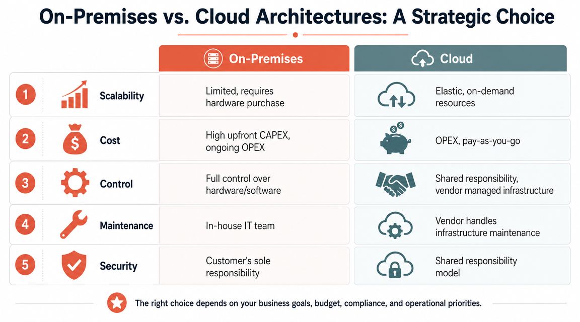 Choosing Your Foundation On-Prem vs Cloud Architectures