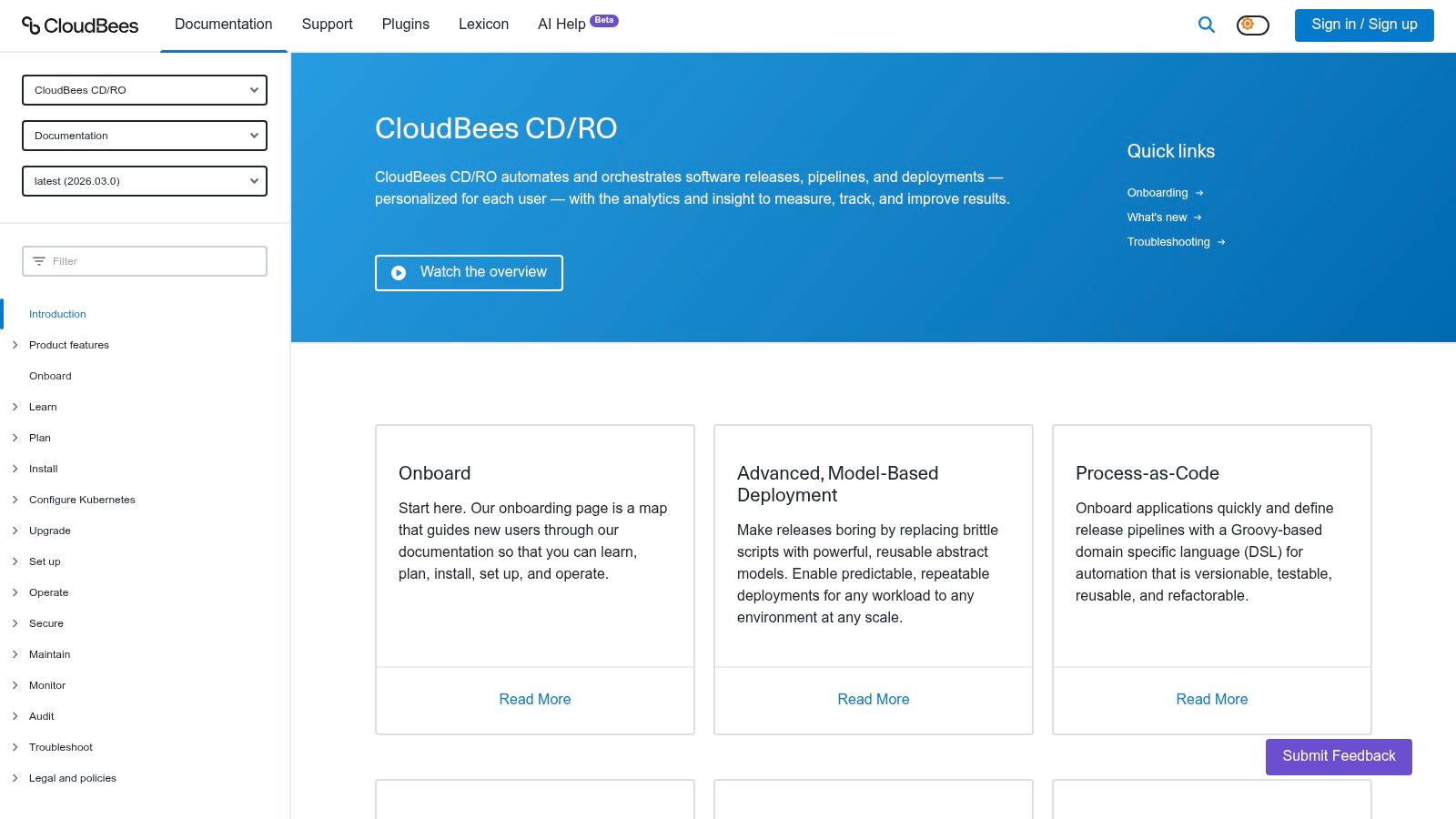 CloudBees CD/RO (Continuous Delivery/Release Orchestration)