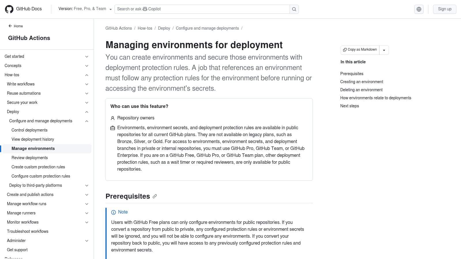 GitHub (Actions + Environments + Releases)