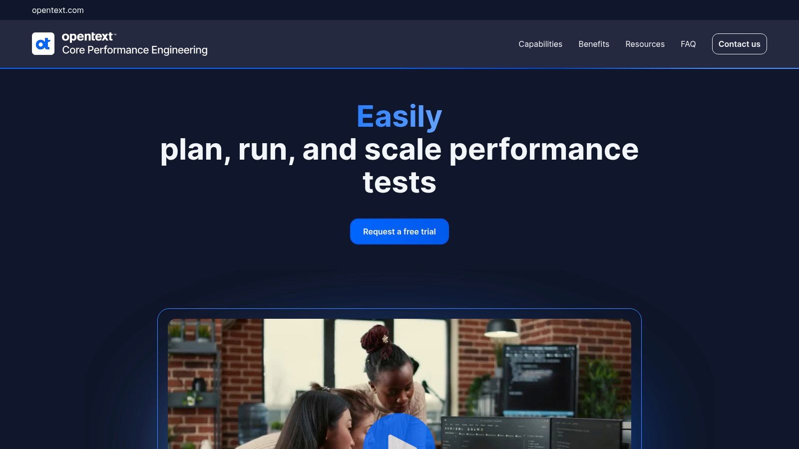 OpenText LoadRunner Cloud (Core Performance Engineering)
